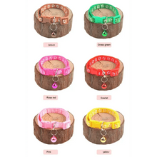 Load image into Gallery viewer, Colorful Super Soft Nylon Pet Adjustable Collars Cute Print Collar Stylish Footprint Pets Necklace Collars For Dogs