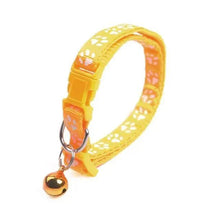 Load image into Gallery viewer, Colorful Super Soft Nylon Pet Adjustable Collars Cute Print Collar Stylish Footprint Pets Necklace Collars For Dogs