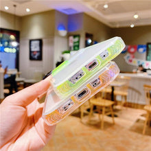 Load image into Gallery viewer, Colorful Translucent Slide Camera Lens Protection Shockproof Phone Case for iPhone Transparent Shockproof Phone Case For iPhone 13 12 11 Pro Max XR XS Max Slide Camera Lens Protection Clear Back Cover