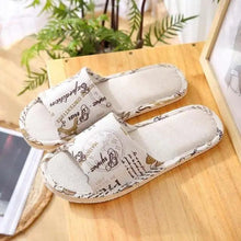 Load image into Gallery viewer, Comfortable Elegant Flower Design Indoor Soft Slipper Spring Autumn Lightweight Flip Flops For Women Classic Bedroom Slippers Ladies Foldable Flip Flops