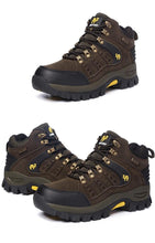 Load image into Gallery viewer, Comfortable Outdoor Waterproof Hiking Boots Men's Spring And Autumn Hiking Wear-Resistant Mountain Sports Boots Hunting Shoes High Waterproof Hiking Boots Outdoor Lightweight Mens Shoes