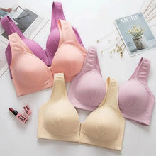 Load image into Gallery viewer, Comfortable Seamless Bra For Women Fashion Push Up Bras Wire Free Lingerie Full Cup Bralette Cotton Underwear Brassiere Front Closure