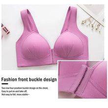 Load image into Gallery viewer, Comfortable Seamless Bra For Women Fashion Push Up Bras Wire Free Lingerie Full Cup Bralette Cotton Underwear Brassiere Front Closure