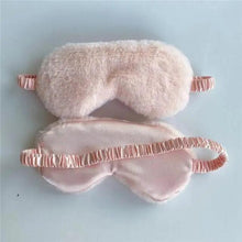Load image into Gallery viewer, Comfortable Soft Plush Sleep Eye Mask Sleeping Masks Night Eyeshade Women Traveling Eye Patch Cute Design Cozy Fluffy Eye Mask