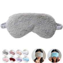 Load image into Gallery viewer, Comfortable Soft Plush Sleep Eye Mask Sleeping Masks Night Eyeshade Women Traveling Eye Patch Cute Design Cozy Fluffy Eye Mask