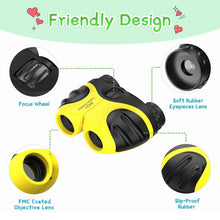 Load image into Gallery viewer, Compact High Resolution Shockproof Binoculars for Kids