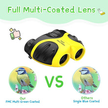Load image into Gallery viewer, Compact High Resolution Shockproof Binoculars for Kids