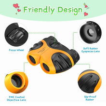 Load image into Gallery viewer, Compact High Resolution Shockproof Binoculars for Kids
