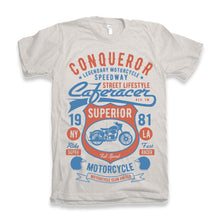 Load image into Gallery viewer, Conqueror Speedway Men's Bamboo Viscose/Organic Cotton Short Sleeve Graphic T-Shirt