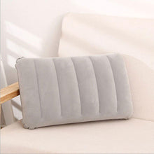 Load image into Gallery viewer, Convenient Ultralight Inflatable Air Pillow Sleep Cushion Travel Bedroom Hiking Beach Car Plane Ultralight Inflatable PVC Nylon Air Pillow Sleep Cushion Travel Bedroom Hiking Beach Car Plane Head Rest Support Inflatable Camping Head Rest Support 34*22cm