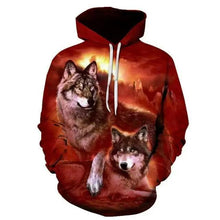 Load image into Gallery viewer, Cool 3D Sweatshirts Men And Women Hoodies With Hat Printed For Casual Wear And Party Wear Trendy Hooded 3D Digital Print Hoodies Fashion Hooded Realistic Hoody Sweatshirt Casual Long Sleeve Pullover Jumpers Unisex Tops