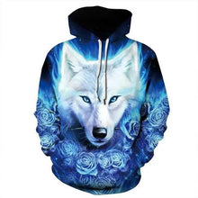 Load image into Gallery viewer, Cool 3D Sweatshirts Men And Women Hoodies With Hat Printed For Casual Wear And Party Wear Trendy Hooded 3D Digital Print Hoodies Fashion Hooded Realistic Hoody Sweatshirt Casual Long Sleeve Pullover Jumpers Unisex Tops