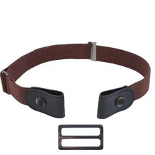 Load image into Gallery viewer, Cool Buckle-Free Stretch Elastic Waist Belt Unisex Style No Buckle Fashion Waistbands For Men And Women Simple Black Stretch Belt Invisible Elastic Belt For Jeans Pants Dresses