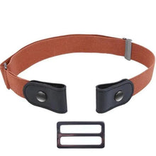 Load image into Gallery viewer, Cool Buckle-Free Stretch Elastic Waist Belt Unisex Style No Buckle Fashion Waistbands For Men And Women Simple Black Stretch Belt Invisible Elastic Belt For Jeans Pants Dresses