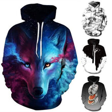 Load image into Gallery viewer, Cool Print Autumn Winter Hoodie