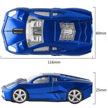 Load image into Gallery viewer, Cool Wireless Gaming Mice 2.4Ghz USB Receiver Wireless Sports Car Mouse Fashion 1600DPI Ergonomic 3D Mini Mice For PC Laptop