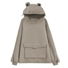 Load image into Gallery viewer, Cool Women Hoodie Perfect Sleeping Frog Pullover Winter Sense Hooded Modern Casual Sweatshirts Cute Funny Style Comfortable Frog Pullover Hoodie For Women