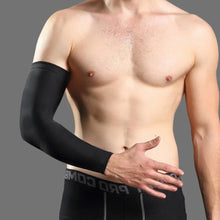 Load image into Gallery viewer, Cooling Arm Sleeves For Men Women Outdoor UV Protection Sports Sleeves For Basketball Football Volleyball Cycling UV Protection Cooling Arm Sleeves Sunblock Long Sun Sleeves Hands Arm Covers Long Sleeve For Outdoor Activity
