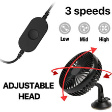 Load image into Gallery viewer, Cooling Car Fan USB Plug for Car/Vehicle