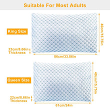 Load image into Gallery viewer, Cooling Memory Foam Pillow Ventilated with Cooling Gel Infused Memory Foam
