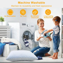 Load image into Gallery viewer, Cooling Memory Foam Pillow Ventilated with Cooling Gel Infused Memory Foam