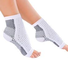 Load image into Gallery viewer, Copper-Infused Plantar Fasciitis Compression Foot Sleeves