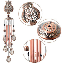 Load image into Gallery viewer, Copper Wind Chimes Outdoor Classic Wind Chimes Memorial Wind Chime Gifts for Grand Mother Garden Yard Decor Gift