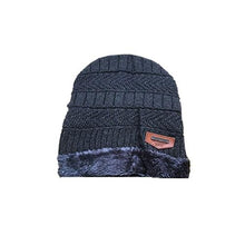 Load image into Gallery viewer, Coral Fleece Scarf Winter Hat Soft Men Beanie Warm Hat Knit Letter Double Layer Cap Gorgas Bonnet Knitted Hat Set Outdoor Sport Warm Beanies Hat For Men Knitted Hats Bandana Hiking Camping Kid Neck Warmer Cap