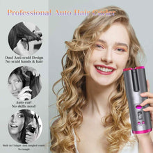 Load image into Gallery viewer, Cordless Automatic Portable Ceramic Barrel Hair Curler