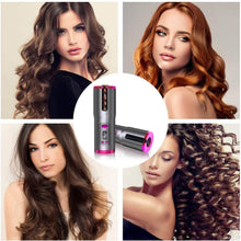 Load image into Gallery viewer, Cordless Automatic Portable Ceramic Barrel Hair Curler