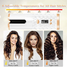 Load image into Gallery viewer, Cordless Automatic Portable Ceramic Barrel Hair Curler