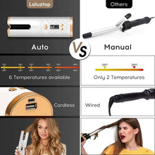 Load image into Gallery viewer, Cordless Automatic Portable Ceramic Barrel Hair Curler