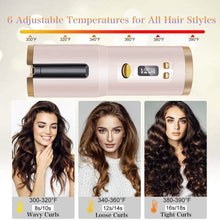 Load image into Gallery viewer, Cordless Automatic Portable Ceramic Barrel Hair Curler