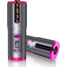 Load image into Gallery viewer, Cordless Automatic Portable Ceramic Barrel Hair Curler