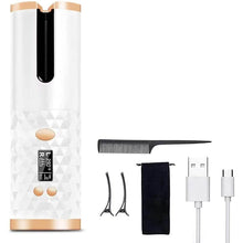 Load image into Gallery viewer, Cordless Automatic Portable Ceramic Barrel Hair Curler
