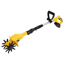 Load image into Gallery viewer, Cordless Electric Garden Tiller Cultivator With 20V Rechargeable Battery