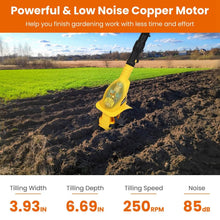 Load image into Gallery viewer, Cordless Electric Garden Tiller Cultivator With 20V Rechargeable Battery