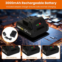 Load image into Gallery viewer, Cordless Electric Garden Tiller Cultivator With 20V Rechargeable Battery
