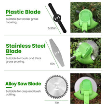 Load image into Gallery viewer, Cordless Rechargeable Grass Trimmer