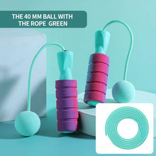 Load image into Gallery viewer, Cordless Skipping Rope Weight-Bearing Ball Sports Fitness Womens Indoor Dual-Use Weight Loss Sports Professional Fat Burning Ball Bearing Fast Rope Skipping Adjustable Memory Foam Anti Skid Handle Skipping Rope New Fitness Speed Rope For Men And Women