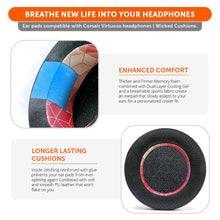 Load image into Gallery viewer, Corsair Virtuoso Earpads - WC FreeZe Cooling Gel
