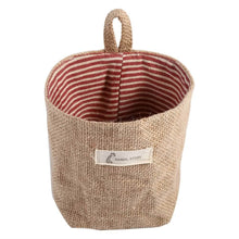 Load image into Gallery viewer, Cotton Linen Hanging Bag Home Gadget Storage Organizer