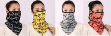 Load image into Gallery viewer, Cotton Women Mask Scarf Face Mascarillas Wraps Floral Print Lady Warm Neck Scarves Foulard Bandana Reusable Outdoor Riding Masks Scarf Neck Gaiter Headwear Headband Head Wrap Scarf Mask Neck Ear Warmers Headbands Perfect Bandana