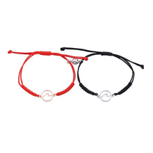 Load image into Gallery viewer, Couple Magnets Bracelets Ocean Waves Charm Pinky Promise Bracelets Adjustable For Women Men Friendship Valentine's Day Couple Bracelet For Women Love Friendship Rope Braided Distance Bangle Magnetic Bracelets Paired Jewelry Bracelet