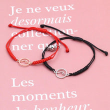 Load image into Gallery viewer, Couple Magnets Bracelets Ocean Waves Charm Pinky Promise Bracelets Adjustable For Women Men Friendship Valentine's Day Couple Bracelet For Women Love Friendship Rope Braided Distance Bangle Magnetic Bracelets Paired Jewelry Bracelet