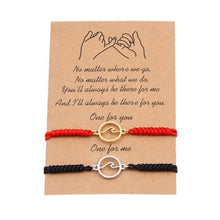 Load image into Gallery viewer, Couple Magnets Bracelets Ocean Waves Charm Pinky Promise Bracelets Adjustable For Women Men Friendship Valentine's Day Couple Bracelet For Women Love Friendship Rope Braided Distance Bangle Magnetic Bracelets Paired Jewelry Bracelet