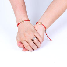 Load image into Gallery viewer, Couple Magnets Bracelets Ocean Waves Charm Pinky Promise Bracelets Adjustable For Women Men Friendship Valentine's Day Couple Bracelet For Women Love Friendship Rope Braided Distance Bangle Magnetic Bracelets Paired Jewelry Bracelet