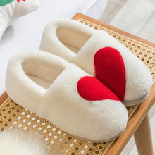 Load image into Gallery viewer, Couple Warm Black Slippers Fashion Women's Winter Home Indoor Anti-Skid Wear-resistant Cotton Slippers Slip On Fuzzy House Slippers Memory Foam Slippers Scuff Outdoor Indoor Warm Plush Bedroom Shoes
