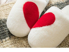 Load image into Gallery viewer, Couple Warm Black Slippers Fashion Women's Winter Home Indoor Anti-Skid Wear-resistant Cotton Slippers Slip On Fuzzy House Slippers Memory Foam Slippers Scuff Outdoor Indoor Warm Plush Bedroom Shoes