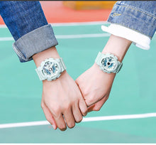 Load image into Gallery viewer, Couple Watch Fashion Strap Practical Waterproof Multifunctional Digital Wristwatch Dual Display Men's Digital Watch Military Watch Daily Sports Large Dial Men's Wrist Watch